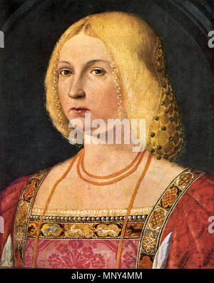 Portrait de femme 1510-1520s. Anonymous attribuée à Francesco Bissolo (1470-1554) Noms alternatifs Pier Francesco Bissolo peintre italien Description Date de naissance/décès 1470 20 juillet 1554 Lieu de naissance/décès Venise Trévise 1492-1554 Période de travail lieu de travail Italie contrôle d'autorité : Q2566320 : VIAF 90000191 ISNI : 0000 0001 0196 626X ULAN : 500021465 138462275 : GND RKD : 8660 1228 école vénitienne, 1525, Lady (NG, Londres) Banque D'Images