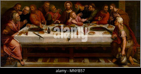 . La dernière Cène . 16e siècle. Willem Key (vers 1515/1516-1568) Noms alternatifs Willem Kaij, Willem Kay, Willem Keij Description peintre flamand et tiroir Date de naissance/décès entre 1515 et 1516 circa circa 5 juin 1568 Lieu de naissance/décès Breda Anvers lieu de travail Liège (vers 1538-1542), Anvers (1542-1568) contrôle d'autorité : Q1827660 VIAF : 20593215 ISNI : 0000 0001 2017 3644 ULAN : 500003523 RCAC : pas de2011097614 CLÉ : WGA, Willem WorldCat Adam van Noort (1562-1641) peintre et dessinateur Flamand Description Date de naissance/décès 1562 1641 Lieu de naissance Banque D'Images