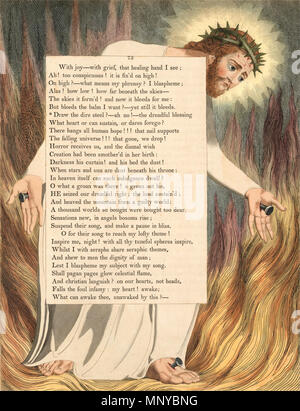 . Anglais : William Blake illustration de pensées nocturnes 73 Plaque . 6 mars 2013, 16:34:56. William Blake (1757-1827) Noms alternatifs W. Blake ; Uil'iam Bleik Description La peintre, poète, écrivain, théologien, collectionneur et graveur, Date de naissance/décès 28 Novembre 1757 12 août 1827 Lieu de naissance/décès Broadwick Street London Charing Cross lieu de travail contrôle d'autorité : Q41513 : VIAF 54144439 ISNI : 0000 0001 2096 135X ULAN : 500012489 RCAC : n78095331 35019221 1263 NLA : WorldCat William Blake illustration à la plaque 73 pensées nuit Banque D'Images