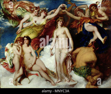 Pandora couronnée par les saisons 1824. 1264 William Etty - Pandora couronné par les saisons, 1824 Banque D'Images