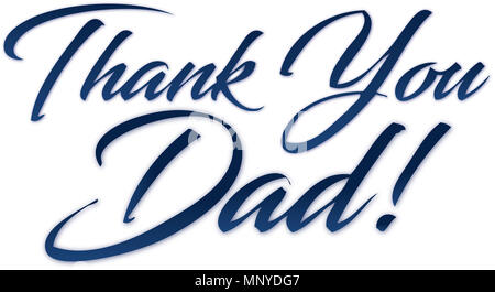 Happy Father's Day Banner Merci Papa Banque D'Images