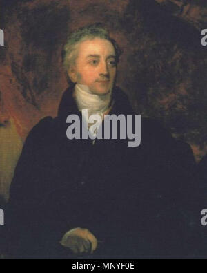 . Anglais : Portrait du Dr Thomas Young (1773 - 1829). Robinson's biographie de jeunes dit (page 233) que le portrait a été peint après 1822. Les jeunes sont morts en 1829. . Entre 1822 et 1830. 1279 Young Thomas Lawrence Banque D'Images