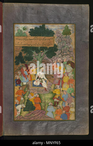 Babur et son armée dans la vallée de la bataille féroce . Anglais : Sur ce folio de Walters manuscrit W.596, Babur et son armée dans la vallée de Sinjid vers Kaboul Mars. . 16e siècle (AD). timouride, Mughal Babur (1483-1530) Noms alternatifs Zahir-ud-Din Muhammad Babur, Baber, Babar, فارسی : بابر Vietnamien Description de l'empereur de Mughal empereur Date de naissance/Décès Dim 14 Février 1483 26 décembre 1530 Lieu de naissance/décès Andijan Agra contrôle d'autorité : Q797848 : VIAF 97090468 ISNI : 0000 0001 0845 1285 ULAN : 500212753 RCAC : n50053659 GND : 118841807 1280 WorldCat Zahir al-Din Muhammad Babur - Ba Banque D'Images