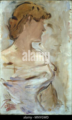 1289 Édouard Manet - Marguerite de Conflans en robe de bal Banque D'Images