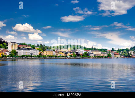 Gmunden Schlei, Salzkammergut, Haute Autriche, Autriche, Europe Banque D'Images