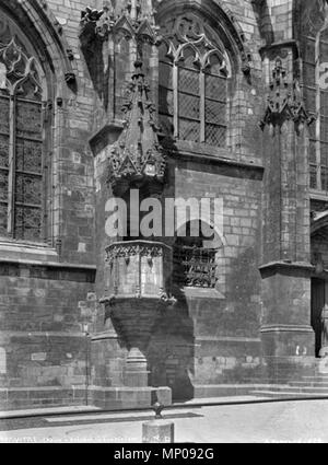 1289 L'église Notre-Dame de Vitré Normand nrm01334 Banque D'Images