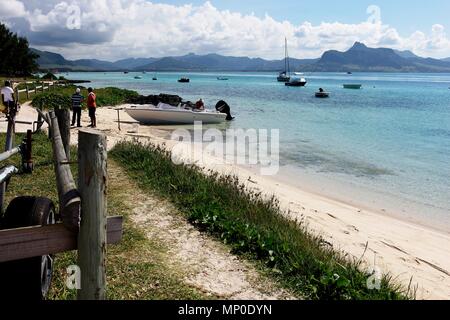 Ile Maurice. Pointe d'Esny Banque D'Images