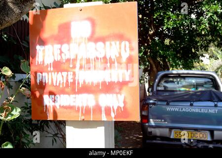 Ile Maurice. Pointe d'Esny Banque D'Images