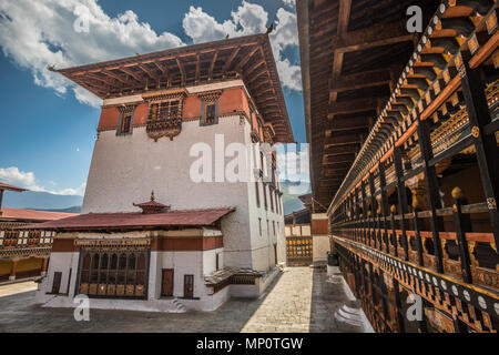 Dzong de Paro au Bhoutan Banque D'Images