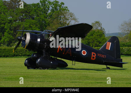 Westland Lysander III V9367, G-AZWT, Shuttleworth Collection, Bedfordshire, Banque D'Images