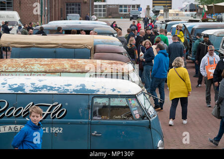 Vintage Retro VW Volkswagen, Transorters Banque D'Images