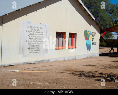 L'école primaire Grootberg Namibie Août 2017 Banque D'Images