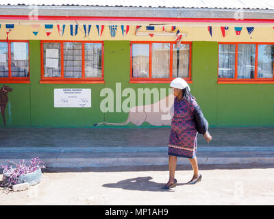 L'école primaire Grootberg Namibie Août 2017 Banque D'Images