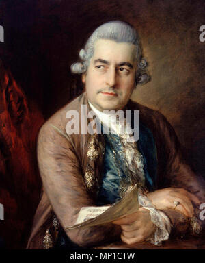 Johann Christian Bach de Thomas Gainsborough, vers 1776 Banque D'Images