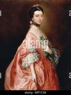 Marie petit, plus tard Dame Carr - Thomas Gainsborough, 1763 Banque D'Images