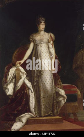 Anglais : Portrait de Marie Louise d'Autriche, Impératrice des Français Italiano : Ritratto di Maria Luisa d'Asburgo-Lorena, imperatrice dei Granai après 1812. 860 Marie Louise d'Autriche Banque D'Images