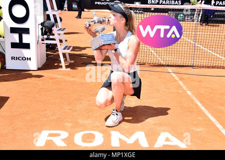 Rome, Italie. 20 mai, 2018. Elina Svitolina gagner l'Italian Open Tennis-Rome 20-mai-2018 Elina Svitolina dans la photo photographe01 Photo Credit : agence photo indépendante/Alamy Live News Banque D'Images