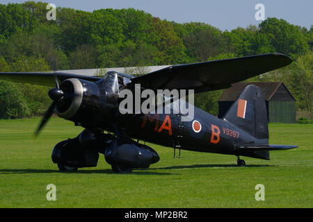 Westland Lysander III V9367, G-AZWT, Shuttleworth Collection, Biggleswade, Bedfordshire, Banque D'Images