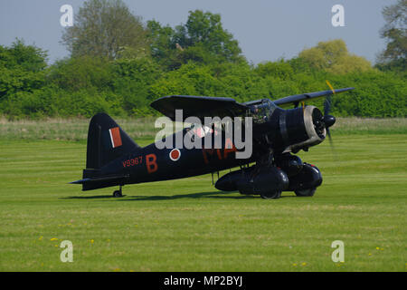 Westland Lysander III V9367, G-AZWT, Shuttleworth Collection, Biggleswade, Bedfordshire, Banque D'Images