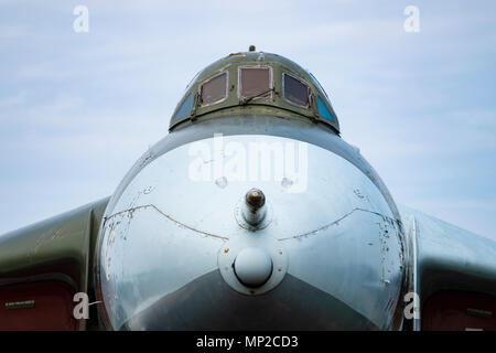 Avro Vulcan B.2A sur l'affichage au Musée National de vol à l'Aérodrome de Fortune est en East Lothian, Ecosse, Royaume-Uni Banque D'Images