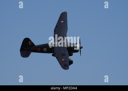 Westland Lysander III, V9367, G-AZWT, Collection Shuttleworth, ancien gardien, Banque D'Images