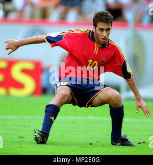 Football : Opek - Bruges Belgique 21.06.2000, tournoi de l'UEFA Euro 2000, phase de groupes (groupe C), de la Yougoslavie contre l'Espagne 3:4 ---- Raul (ESP) Banque D'Images