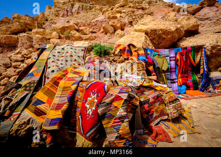 Biens à vendre à un décrochage à Aït Benhaddou, Maroc. Banque D'Images