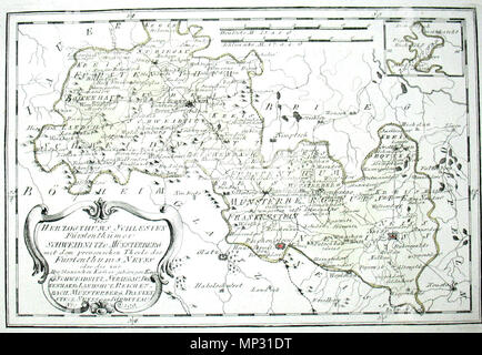 . Deutsch : Des Herzogthums Fürstenthümer Schlesien Schweidnitz u. Münsterberg mit dem preussischen Theile des Fürstenthums Breßlauischen Neyss oder die zur Kammer gehörigen Kreise Schweidnitz, Striegau, Bolkenhayn-Landshut, Reichenbach, Münsterberg, Frankenstein, Neyss und Grottkau. Nro. 109. Kolorierter Kupferstich . 1791. Johann Franz Joseph von Reilly (1766-1820) Noms alternatifs Reilly, Franz Johann Joseph von Description Éditeur et écrivain autrichien Date de naissance/Décès 18 Août 1766 6 juillet 1820 Lieu de naissance/décès Vienne Vienne 1790 - 1800 période de travail lieu de travail Vienn Banque D'Images