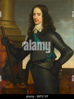 Portrait de William II (1626-1650), Prince d'Orange. Partie d'une série, avec fichier:Atelier de Michiel Jansz. van Mierevelt 005.jpg fichier:École de Michiel Jansz. van Mierevelt 001.jpg et fichier:Frederik Hendrik par Michiel Jansz van Mierevelt.jpg. 1651. Atelier 1273 de Gerard van Honthorst 001 Banque D'Images