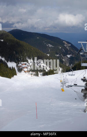 Ski, Golte (mode paysage) de la Slovénie. Banque D'Images