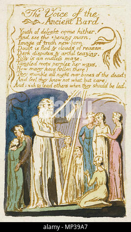 . Anglais : chants d'innocence, de copie G, 1789 31 Objet La Voix de l'ancien Barde (Yale Center for British Art) . 15 mars 2004, 11:35:20. William Blake (1757-1827) Noms alternatifs W. Blake ; Uil'iam Bleik Description La peintre, poète, écrivain, théologien, collectionneur et graveur Date de naissance/décès 28 Novembre 1757 12 août 1827 Lieu de naissance/décès Broadwick Street London Charing Cross lieu de travail contrôle d'autorité : Q41513 : VIAF 54144439 ISNI : 0000 0001 2096 135X ULAN : 500012489 RCAC : n78095331 35019221 1132 NLA : WorldCat Chansons d'Innocence, copier, 1789 31 G de l'objet Banque D'Images