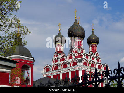 Moscou, Russie - Temple de Tikhvin Icône de la Mère de Dieu Banque D'Images