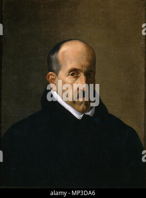 Luis de Góngora y Argote . Español : Retrato del célebre poeta y escritor español Luis de Góngora y Argote (1561-1627), acérrimo enemigo de Francisco de Quevedo y máximo exponente del culteranismo en España. Obra Esta es una copia anónima del retrato que pintó Diego Velázquez en 1622 del poeta Luis de Góngora y que se conserva actuellement el Museo de Bellas Artes de Boston, aunque también existe otra réplica de la misma obra pero realizada en el taller de Velázquez en el Museo Lázaro Galdiano de Madrid. . Siglo XVII (après 1622). Après l'atelier de Diego Velázquez (1599-1660) Modifier Banque D'Images