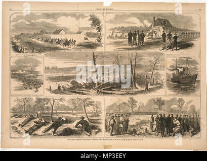 . Anglais : nom du fichier : 1009 000052 Titre : notre armée avant de Yorktown, en Virginie, Créateur ou Contributeur : Homère, Winslow, 1836-1910 (artiste) Date de publication : 1862-05-03 Description physique : 1 : impression gravure sur bois Genre : gravures sur bois ; Périodique illustrations Notes : Publié dans : Harper's Weekly, Volume VI, 3 mai 1862, pp. 280-281. ; à partir de croquis par M. A. R. Waud et M. W. d'Homère. Collection : Winslow Homer Collection Lieu : Bibliothèque publique de Boston, d'imprimer les droits de service : Pas de restrictions connues des données sur Flickr 2011-08-11 : caméra Sinar Sinarback 54 : AG FW, Sinar m Tags : Winslow Homer Utilisateur : Boston P Banque D'Images