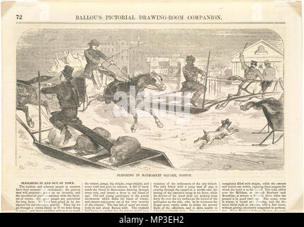 . Anglais : nom du fichier : 1009 000140 Titre : traineau à Haymarket Square, Boston Créateur/Contributeur : Homère, Winslow, 1836-1910 (artiste) Date de publication : 1859-01-29 Description physique : 1 : impression gravure sur bois Genre : gravures sur bois ; Périodique illustrations Notes : Publié dans : Ballou's Pictorial, volume XVI, 29 janvier 1859, p. 72. ; Signée en bas à gauche : H. W ; signé au bas du centre : Hayes. Collection : Benjamin et Jane Thompson Collection de Bostoniana Lieu : Bibliothèque publique de Boston, d'imprimer les droits de service : Pas de restrictions connues des données sur Flickr 2011-08-11 : caméra Sinar Sinarback 54 : AG FW, Sinar Banque D'Images