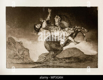 . Anglais : Ce travail est imprimé n° 10 de la série 'Disparates' (1re édition, Madrid, Real Academia de Bellas Artes de San Fernando, 1864). 3 juin 2011, 11:33:28. Francisco Goya (1746-1828) Noms alternatifs Francisco Goya Lucientes, Francisco de Goya y Lucientes, Francisco José Goya Lucientes Description l'espagnol, peintre, graveur, lithographe, graveur et aquafortiste Date de naissance/décès 30 Mars 1746 16 avril 1828 Lieu de naissance/décès Fuendetodos Bordeaux lieu de travail Madrid, Saragosse, Bordeaux contrôle d'autorité : Q5432 : VIAF 54343141 ISNI : 0000 0001 2280 1608 ULAN : 500118936 Banque D'Images