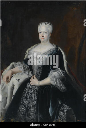 . Portrait de Sophie-dorothée de Hanovre (1687-1757), Reine de Prusse . Contemporain. 1133 SophieDorotheavonPreussen02 Banque D'Images