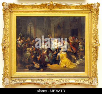 Appareil photo numérique Olympus attentat contre Guillaume le Taciturne en 1582 1838. 925 Nicolaas Pieneman (1809-1860), de aanslag op het leven van Willem I à Antwerpen op 18 maart 1582, 1838 Olieverf, op doek Banque D'Images