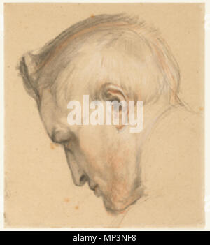 . Étude abdication de Charles V par Louis Gallait . 1838. Louis Gallait 780 L'abdication de Charles Quint Louis Gallait philippe Banque D'Images