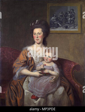 Mme Thomas McKean (Sarah Armitage) et sa fille, Maria Louisa . Anglais : Mme Thomas McKean (Sarah Armitage) et sa fille, Maria Louisa huile sur toile 128,3 x 103 cm . 1787. Charles Willson Peale (1741-1827) Description American portrait painter Date de naissance/décès 15 Avril 1741 22 février 1827 Lieu de naissance/décès de la paroisse de St Paul, le Maryland Philadelphie lieu de travail Deutsch : North American Conference Ostküste English : côte est de l'Amérique du contrôle d'autorité : Q454945 : VIAF 72190360 ISNI : 0000 0000 8262 3463 ULAN : 500017914 RCAC : n80025860 NLA : 35413732 9 WorldCat Banque D'Images