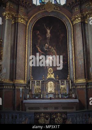 . Anglais : Autel latéral (1779-1781) avec la peinture de la Sainte Croix (1775 par Martin Johann Schmidt} dans la région de Maria Taferl Wallfahrtskirche, Basse Autriche ce média montre le monument protégé avec le numéro 54927 en Autriche. (Communes, de) . 23 juin 2006. Georges Jansoone 858.Wallfahrtsbasilika Maria Taferl16 Banque D'Images
