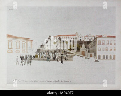 Thomas Ender - Largo da Carioca . Vue de la Carioca fontain - 1 - monastère de Saint António dos Terceiros Chapelle 2 . 1817. Thomas Ender (1793-1875), peintre de la description et peintre de paysages Date de naissance/décès 3 Novembre 1793 28 septembre 1875 Lieu de naissance/décès Vienne Vienne lieu de travail vienne, Rio de Janeiro, Sao Paulo le contrôle d'autorité : Q685361 : VIAF 61822153 ISNI : 0000 0000 6663 3485 ULAN : 500001536 RCAC : n83033228 : WGA Thomas ENDER, 1188 Thomas Ender WorldCat Largo da Carioca Banque D'Images