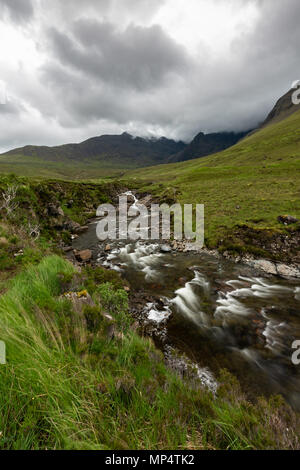 Conte de piscines, île de Skye, Écosse Banque D'Images