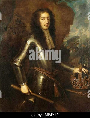 Portrait de William III (1650-1702), Prince d'Orange. Pendentif de fichier:W. Wissing Marie Stuart.jpg . Entre 1669 et 1687. 1247 W. Wissing William III prince d'Orange Banque D'Images