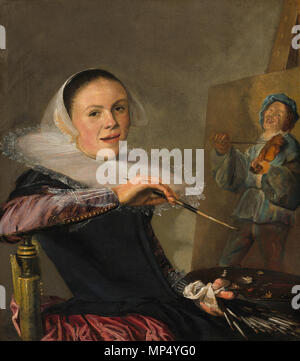 Judith Leyster, néerlandais (1609 - 1660 ), Autoportrait, c. 1630, huile sur toile, Don de M. et Mme Robert Woods Bliss autoportrait vers 1630. 750 Judith Leyster - Zelfportret Banque D'Images