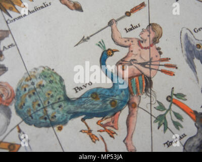 . Anglais : Constellations Pavo et Indus, d'un graphique de l'hémisphère céleste sud (Atlas Coelestis in quo Mundus Spectabilis...) à partir de 1730 . Entre 1730 et 1742 circa circa. Johan Gabriel (Doppelmayr 1677-1750) Noms alternatifs Johan Gabriel ; Doppelmayr Johann Gabriel Doppelmayer ; Johann Gabriel Description Doppelmair mathématicien, astronome et cartographe Date de naissance/décès 27 Septembre 1677 1 décembre 1750 Lieu de naissance/décès de Nuremberg Nuremberg Nuremberg lieu de travail contrôle d'autorité : Q85153 : 89145542624496642041 VIAF ISNI : 0000 0001 1743 0160 RCAC : non Banque D'Images