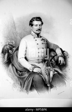 Appareil photo numérique Olympus . Deutsch : Karl Freiherr von Hacke, k. k. Österreichischer Offizier. Lithographie von Franz Eybl, 1850 . 1850. Franz Eybl (1806-1880) 759 Karl von Hacke Banque D'Images