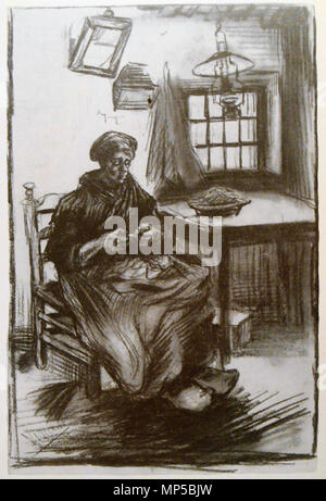 . Anglais : Femme, pois à écosser crayon noir F 1214, 16½ x 10¼ English : Dessin de Vincent van Gogh . Nuenen, Décembre 1883 - novembre 1885. Vincent van Gogh (1853-1890) Noms alternatifs Vincent Willem van Gogh, peintre néerlandais Description tiroir et graveuse Date de naissance/décès 30 mars 1853 - 29 juillet 1890 Lieu de naissance/décès Zundert Auvers-sur-Oise entre période de travail vers 1880 et vers juillet 1890 lieu de travail Pays-bas (Etten, La Haye, Nuenen, …, avant 1886), Paris (à partir de 1886 jusqu'en 1887), Arles (de 1888 à 1889), Aix-en-Provence (de 1889 à 1890), un Banque D'Images