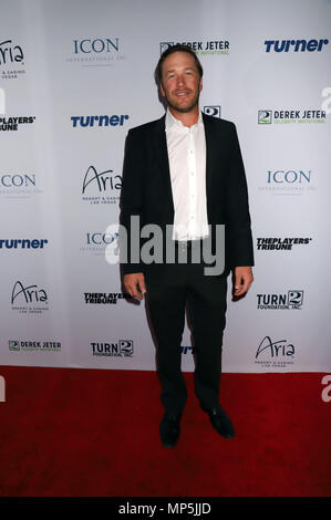 Derek Jeter 2018 Gala Celebrity Invitational Las Vegas au Aria Resort & Casino Las Vegas En vedette : Bode Miller Où : Las Vegas, Nevada, United States Quand : 19 Avr 2018/WENN.com DJDM Crédit : Banque D'Images