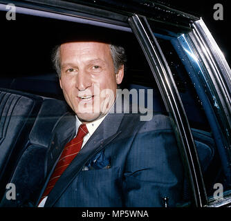 Washington, DC. USA, 1985 Danielo Giovanni 'Daniel' J. Travanti est un acteur américain surtout connu pour son rôle en tant que capitaine Frank Furillo dans les années 80 la télévision Hill Street Blues. Credit : Mark Reinstein/MediaPunch Banque D'Images